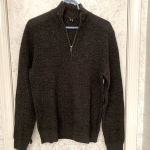 Theory Men's grey 1/4 zip sweater. Super soft knit